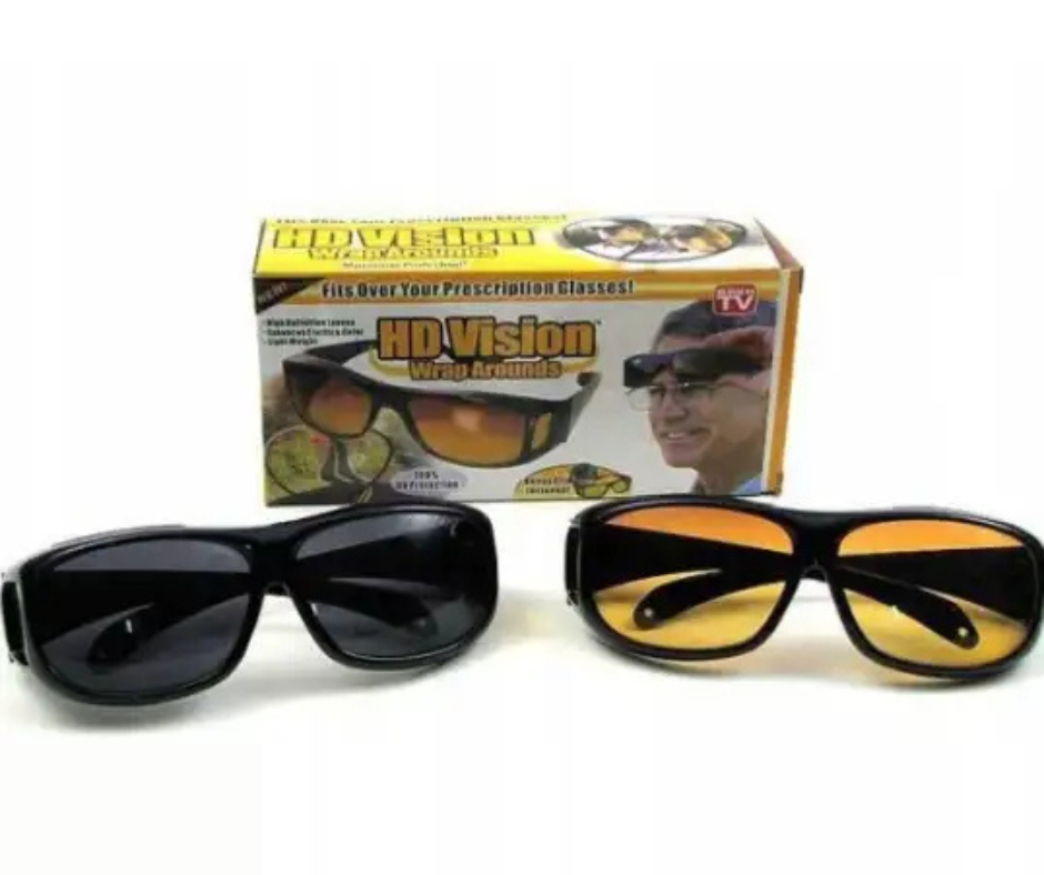 Ochelari anti-orbire-2 bucăți – pentru soare și pentru noapte