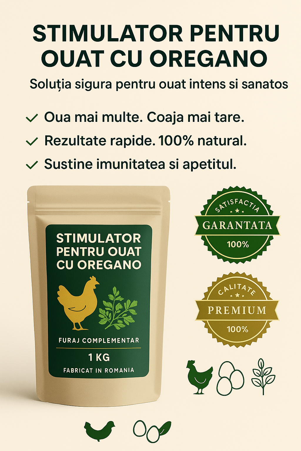Stimulator cu Oregano pentru Ouat | OuaPlus