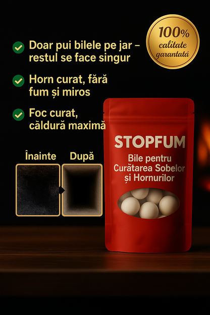 STOPFUM - Bile pentru Curățarea Sobelor și Hornurilor