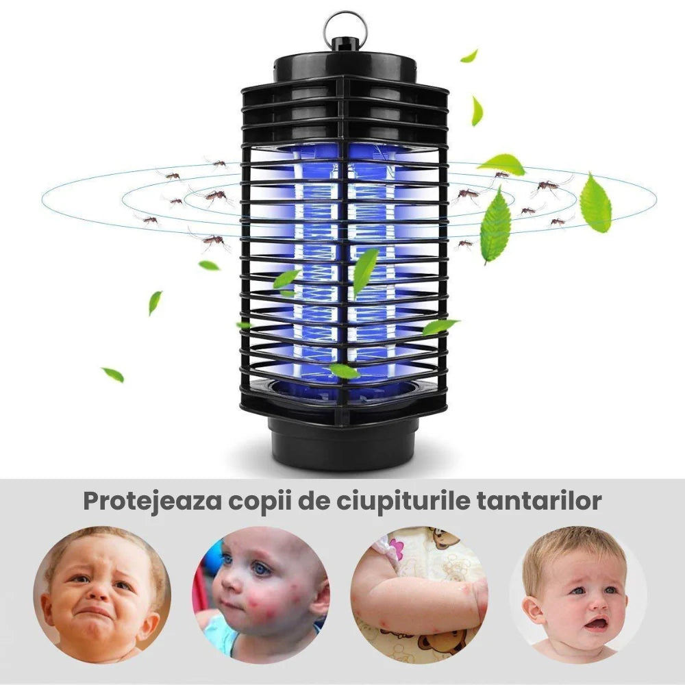 Lampa UV anti insecte cu radiatie 360°